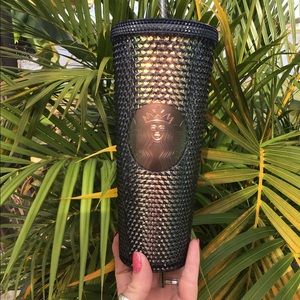Starbucks Black Studded Unicorn Iridescent Limited Edition Tumbler Cup Venti New